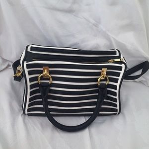 Zara striped bag