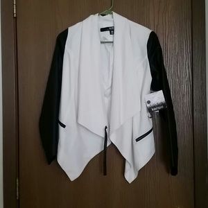 Kensie black blazer cardigan