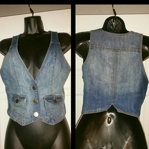 Denim vest