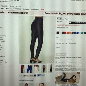 American Apparel Disco Pants