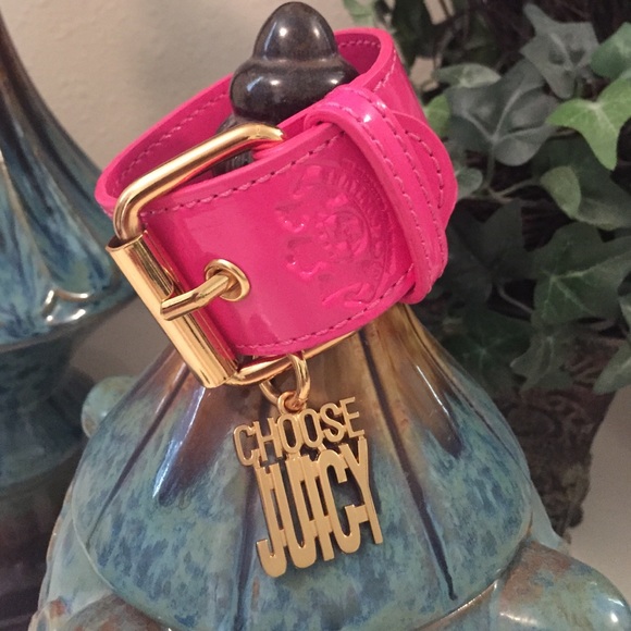 🔴TODAY🔴Juicy Couture Hot Pink Belt Bracelet