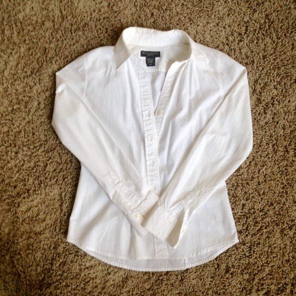 BR white dress shirt