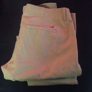 Khaki Hollister Pants