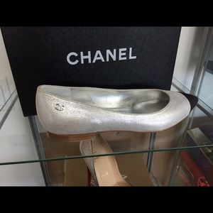 Chanel flat shoes size 38