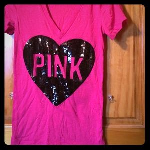 VS PINK bling tee.