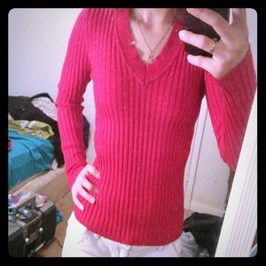 Red sweater