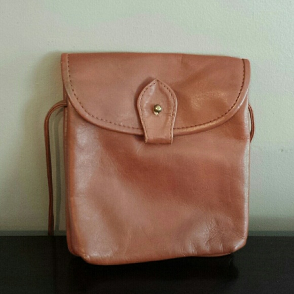 Burnt Orange Leather Cross Body