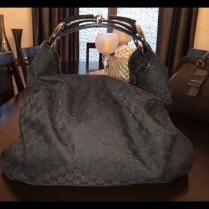 SOLD💖Large horsebit authentic gucci hobo🎀