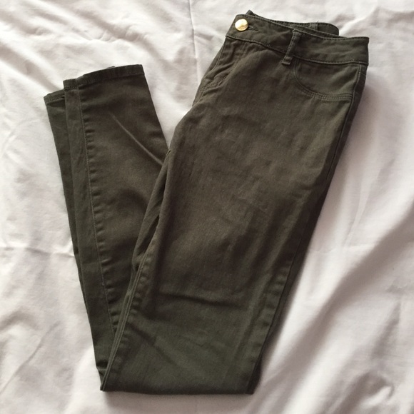 Army green pants