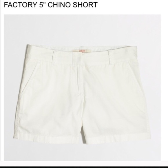Jcrew white shorts