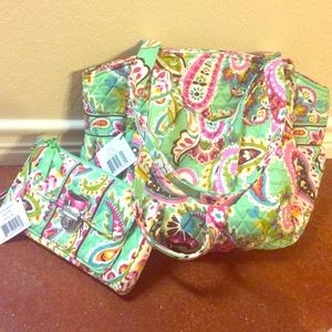NWT Vera Bradley tutti frutti purse and wristlet