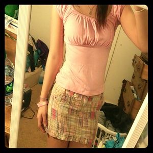 Shirt and skirt