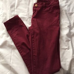 Maroon pants
