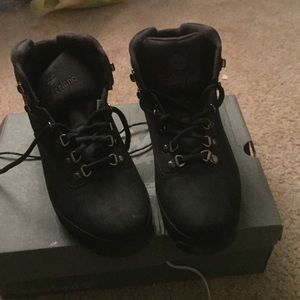 Timberlands boots male black size:9m