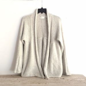 Urban Outfitters Open Front Light Grey Cardigan