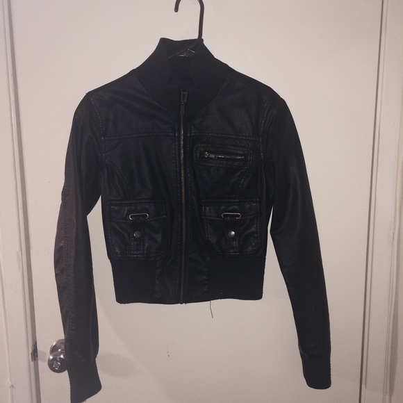 Leather jacket