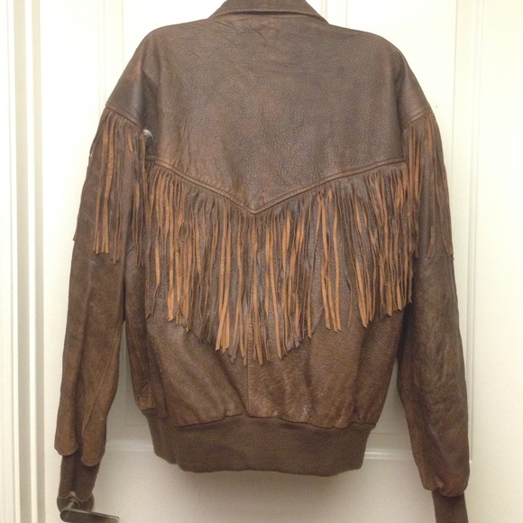 ❌SOLD❌ Authentic leather vintage 70s jacket - Picture 2 of 3