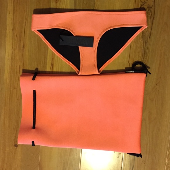 Triangl Bathing suit bottoms neoprene orange