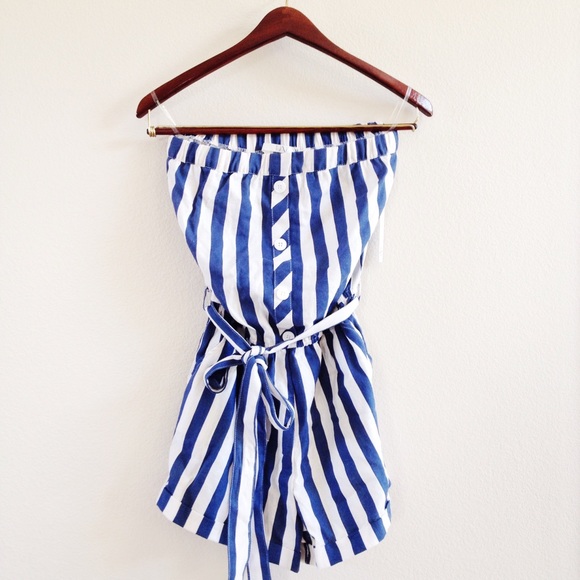 Dresses & Skirts - blitz sale! | new | blue striped romper