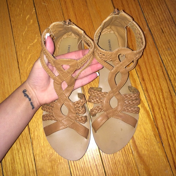 Forever 21 gladiator sandals brown