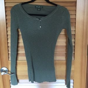 Green Eddie Bauer Henley