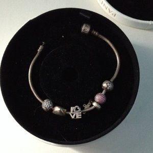Pandora bracelet.