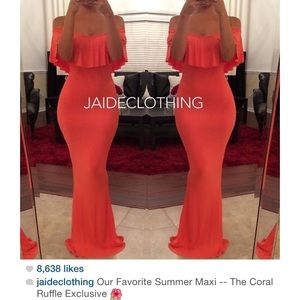 Ruffle Mermaid Dress