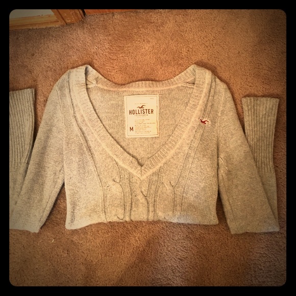 Grey Hollister sweater