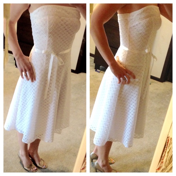 White Eyelet Dress