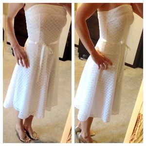 White Eyelet Dress