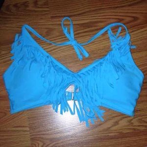 Fringe swim top