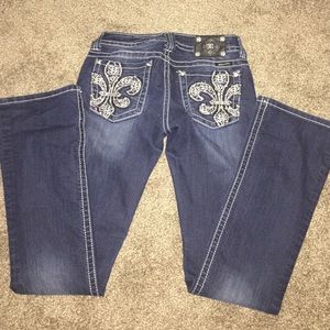 Dark washed Miss Me Jeans