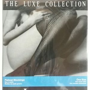 (The Lux Collection) Thigh High Fishnet Stockings