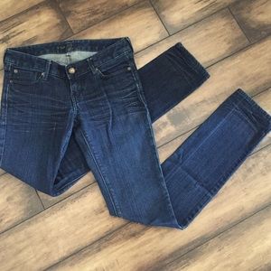 Express lowrise skinny jeans size 0