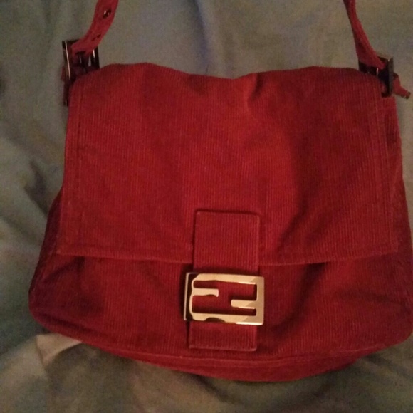 Fendi corduroy Mamma baguette
