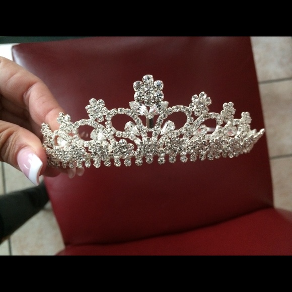 Crystal wedding tiara