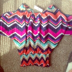 Chevron Colored Top