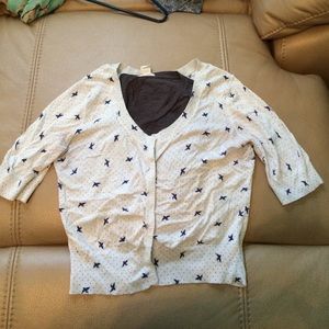 Bird cardigan
