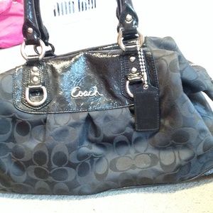 Black Coach shoulder bag