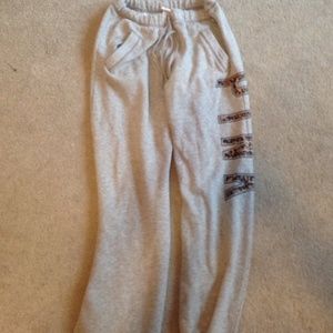 Victoria's Secret PINK cheetah print sweat pants