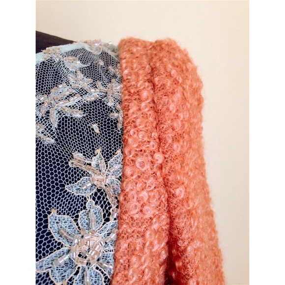 Vintage 50s bouclé dress - Picture 3 of 4