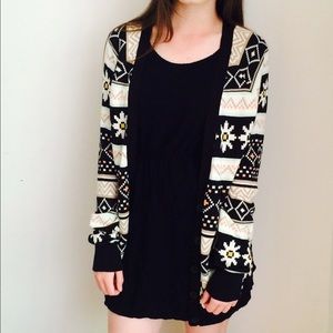 Patterned Cardigan