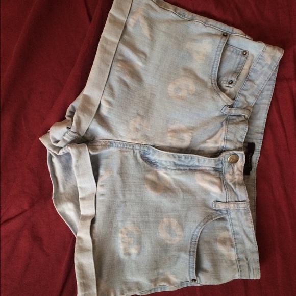 High waisted shorts