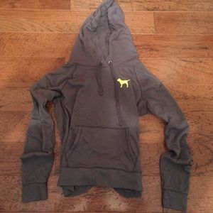 grey, PINK Victoria secret hoodie