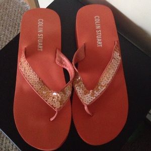 New without tags flip flops