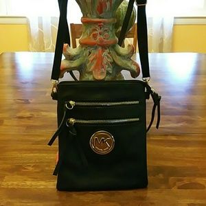Black crossbody MK bag