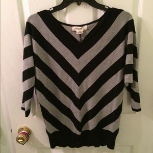 Black and white shirt