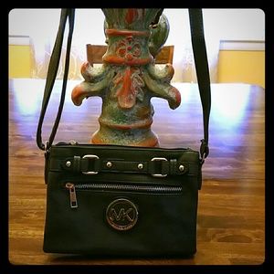 Dark grey crossbody MK bag