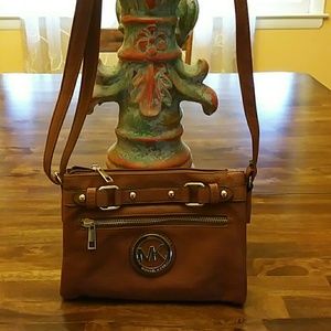 Camel Mk crossbody bag