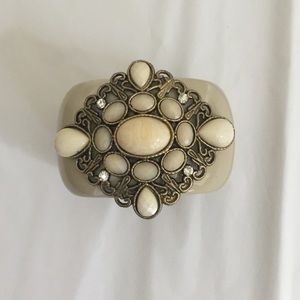Jeweled cuff bracelet